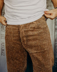 Italian Donegal Corduroy 5-pocket - Rolling Sand