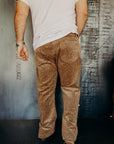 Italian Donegal Corduroy 5-pocket - Rolling Sand