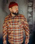 Bryson Shirt, Flannel Check, Beige / Red / White / Green
