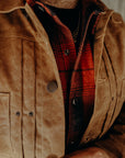 Riders Jacket Waxed Canvas Rust