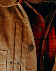 Riders Jacket Waxed Canvas Rust