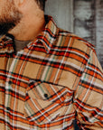 Bryson Shirt, Flannel Check, Beige / Red / White / Green