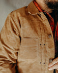 Riders Jacket Waxed Canvas Rust