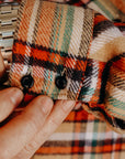 Bryson Shirt, Flannel Check, Beige / Red / White / Green