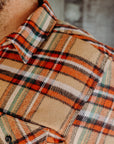 Bryson Shirt, Flannel Check, Beige / Red / White / Green