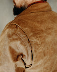 RJ-1 Riders Jacket Waxed Canvas- Rust