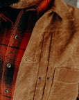 Riders Jacket Waxed Canvas Rust