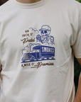 ISP x Buffalo Nickel "Truckin" Loopwheel Tee-Cream