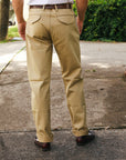 Officer High Trouser- Khaki Selvedge