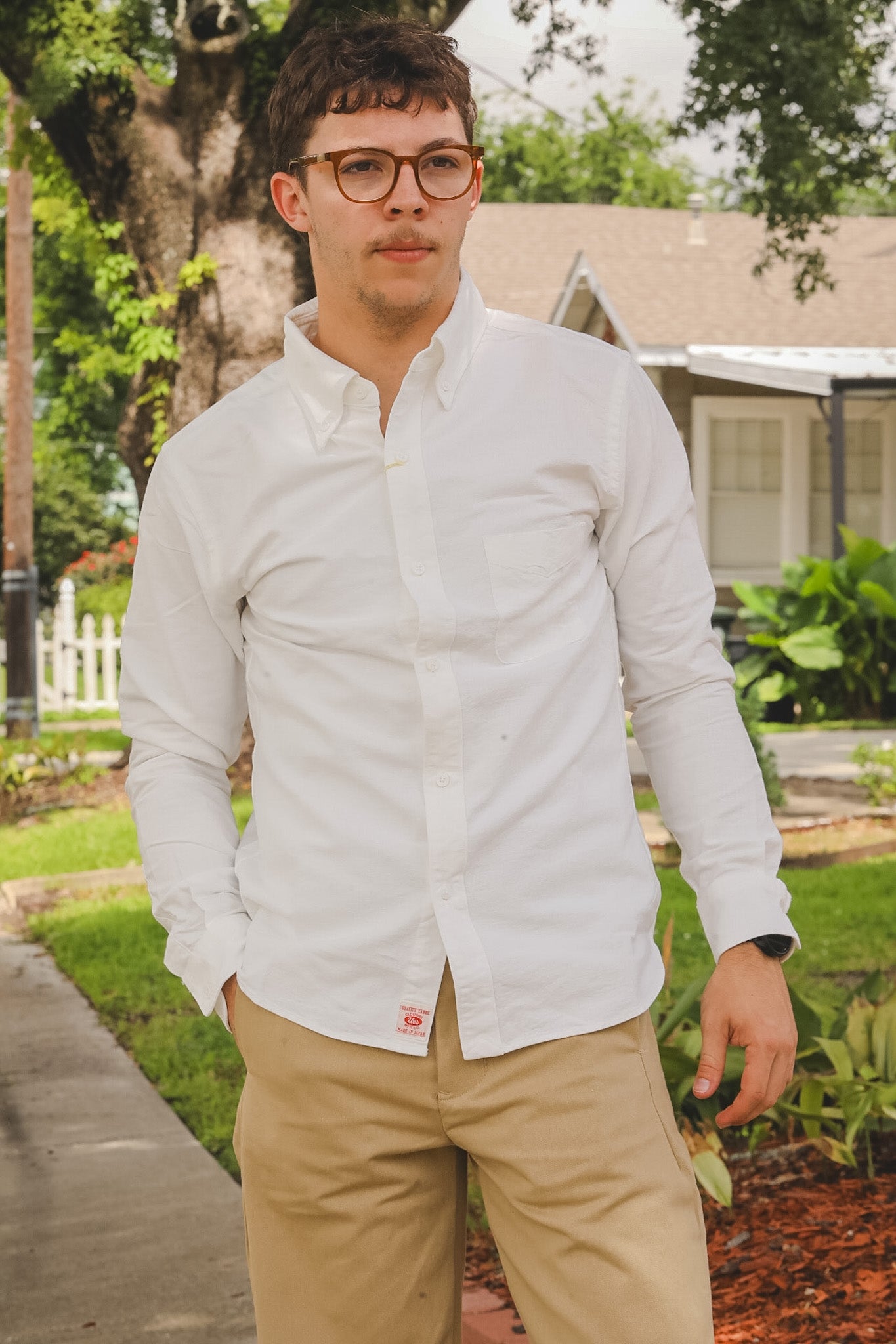 502205 UES BD Oxford Shirt - White – Iron Shop Provisions
