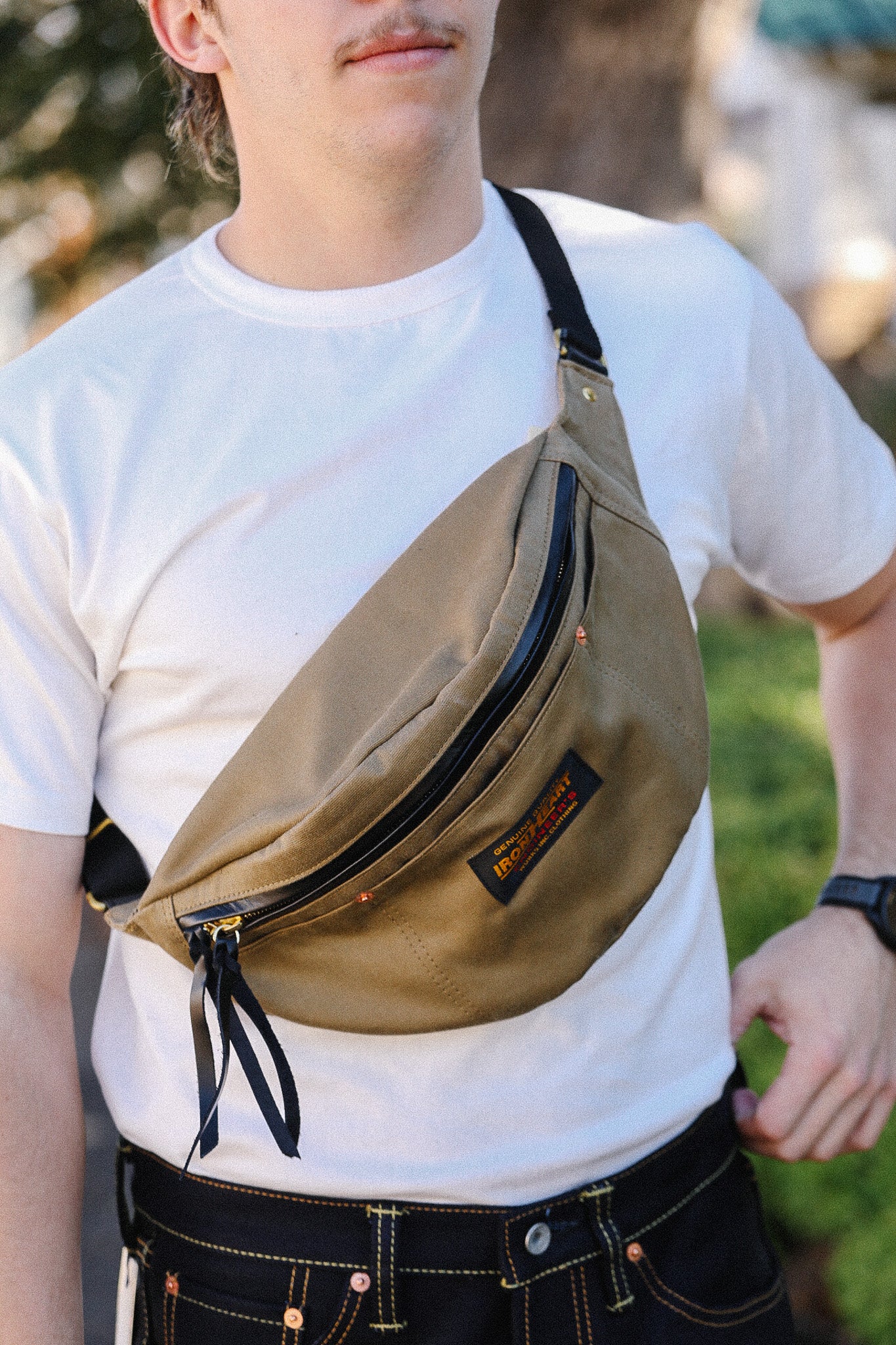 IHE-53-KHA Iron Heart 12oz Whipcord Waist Bag -Khaki – Iron Shop