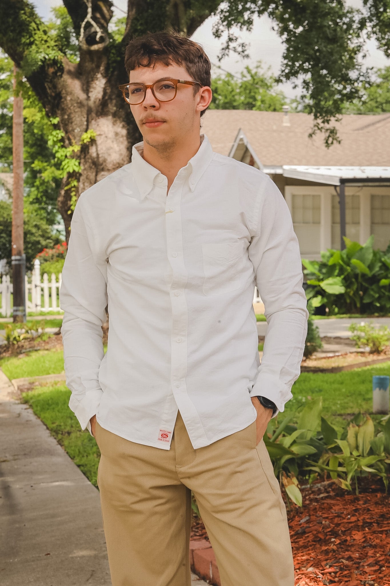 502205 UES BD Oxford Shirt - White – Iron Shop Provisions