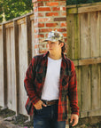 Extra Heavy Flannel Shirt-Red (502552)