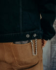 14oz Selvedge Denim Modified Type III Jacket - Indigo Overdyed Black IH-526-142OD