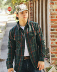 Extra Heavy Flannel Shirt-Green (502551)