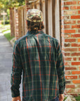 Extra Heavy Flannel Shirt-Green (502551)
