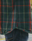 Extra Heavy Flannel Shirt-Green (502551)