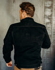 14oz Selvedge Denim Modified Type III Jacket - Indigo Overdyed Black IH-526-142OD