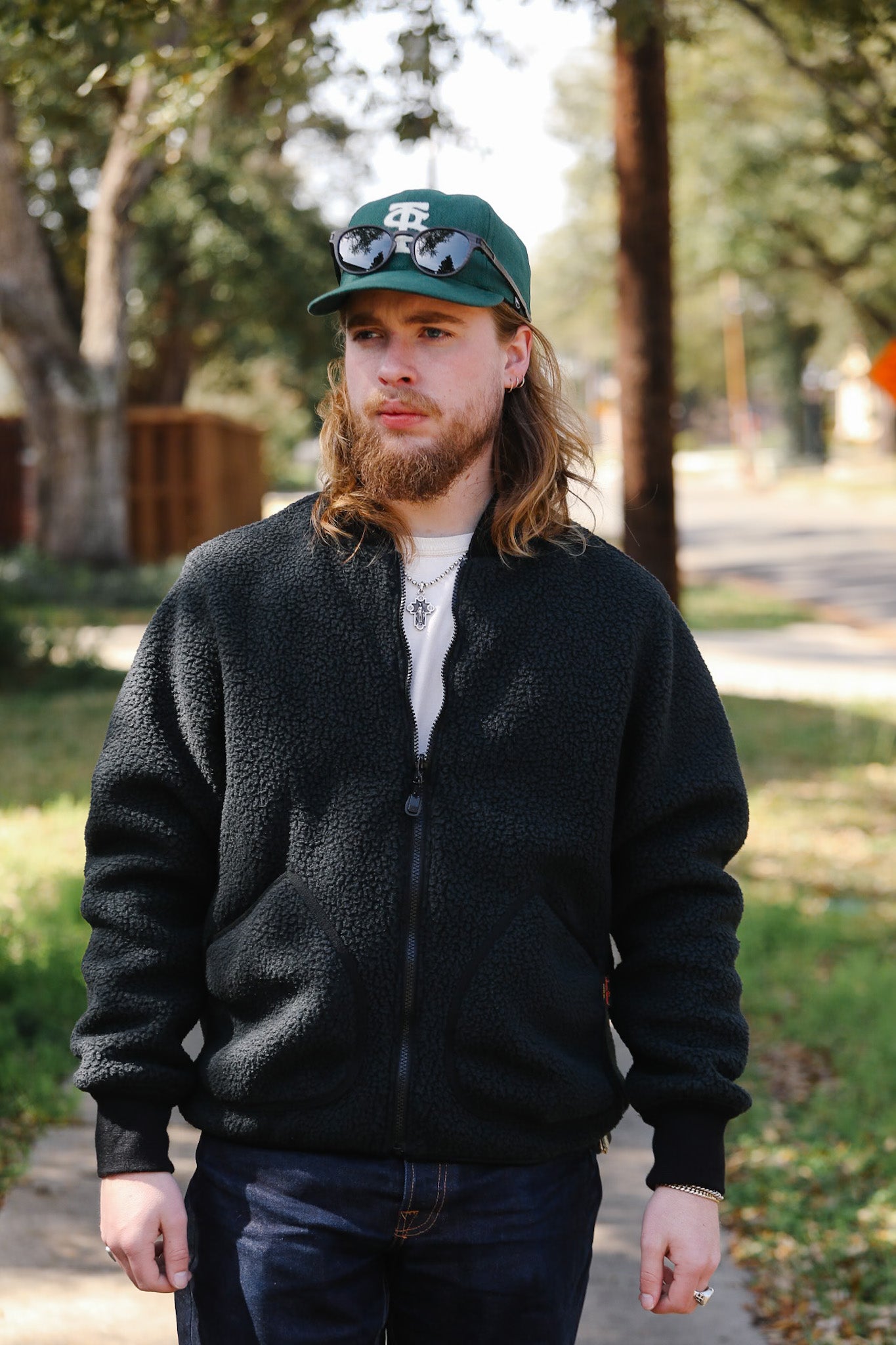 IHJ-157-BLK Iron Heart Reversible Fleece Jacket - Black – Iron