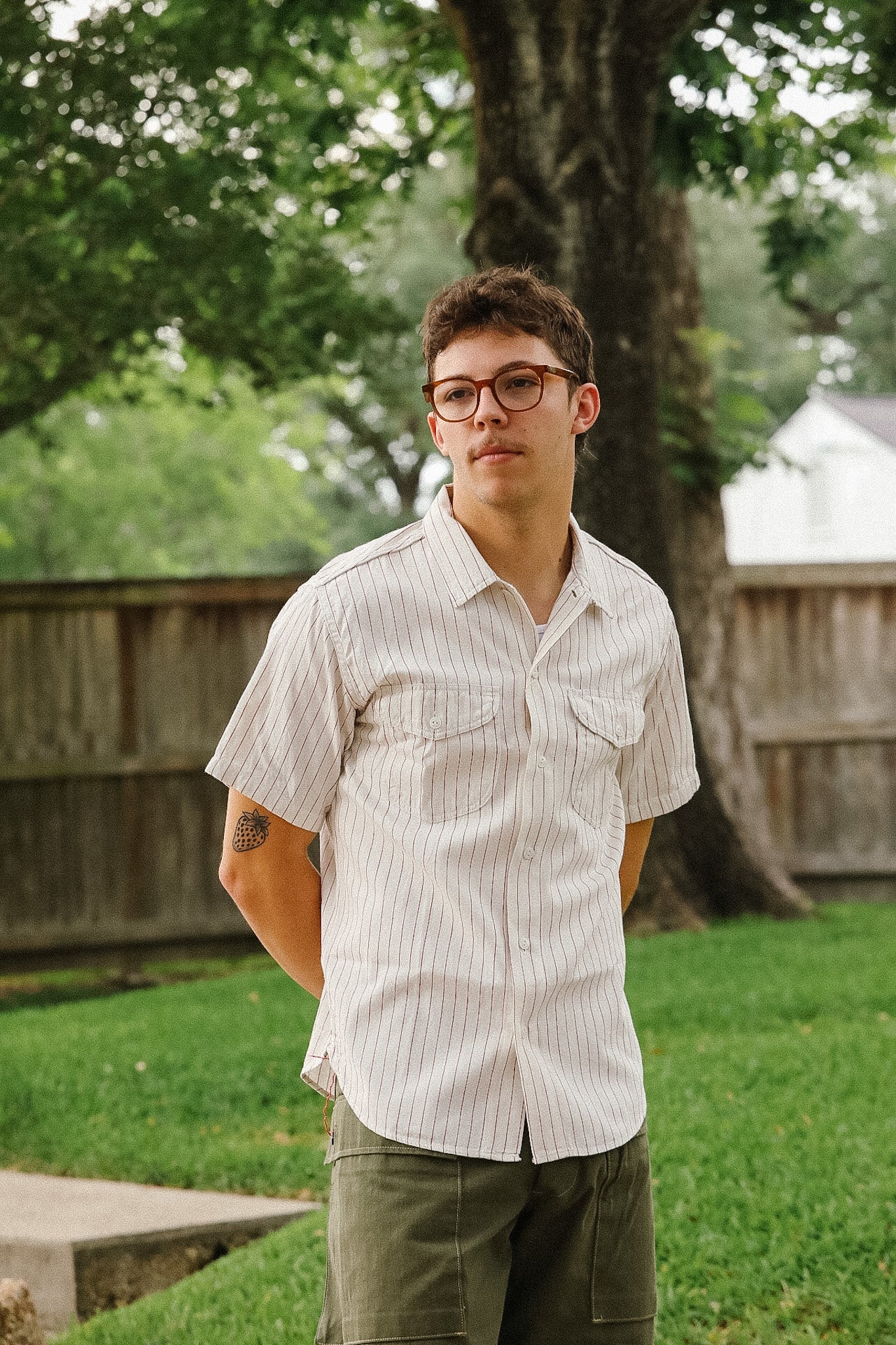 8*6様 SUGAR CANE COKE STRIPE WORK SHIRT SC38699 Sugar Cane Coke Stripe Short Sleeve Work Shirt- White