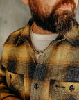 BM Shirt Gold Ombre Plaid