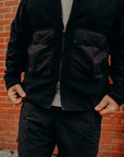 Fleece Jacket in Black