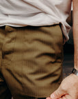 Fatigue Pants- Olive Herringbone