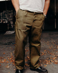 Fatigue Pants- Olive Herringbone