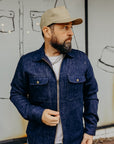 Field Jacket Indigo Knit Denim