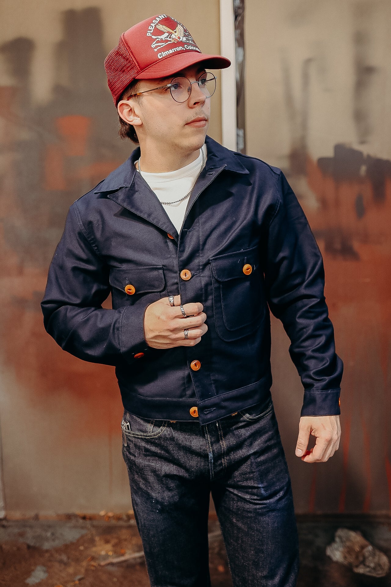 Grafton Jacket- Navy