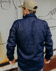 Field Jacket Indigo Knit Denim