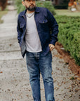 Field Jacket Indigo Knit Denim