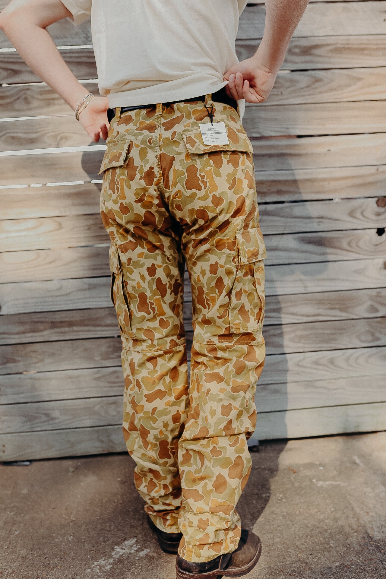 10oz Sateen Camouflage Cargo Pants - Duck Hunter IH-737-DHC