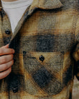 BM Shirt Gold Ombre Plaid