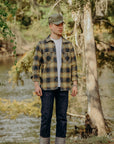 BM Shirt Gold Ombre Plaid