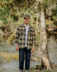BM Shirt Gold Ombre Plaid