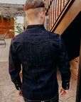 Flat Head Western Shirt - 10oz Indigo Denim