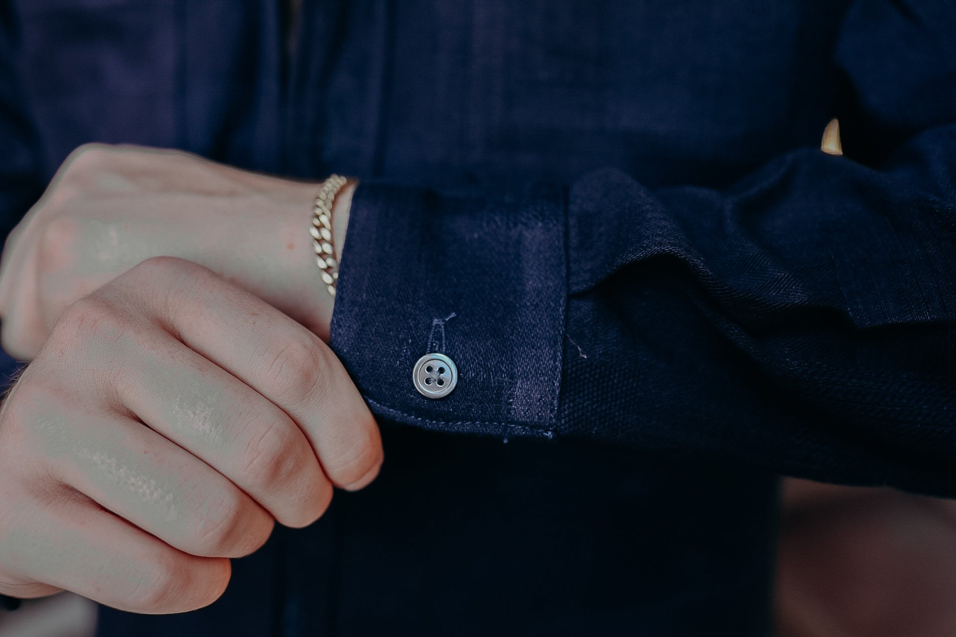 Indigo Jacquard Shirt (MXLS1026)