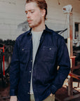 Indigo Jacquard Shirt (MXLS1026)