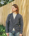 Single Rib Cardigan-Grey (772301)