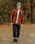 Crosscut Flannel - Rust Twill