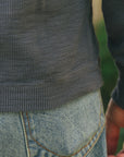 Single Rib Cardigan-Grey (772301)