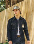 18oz Vintage Selvedge Denim CPO Shirt - Indigo IHSH-292-IND
