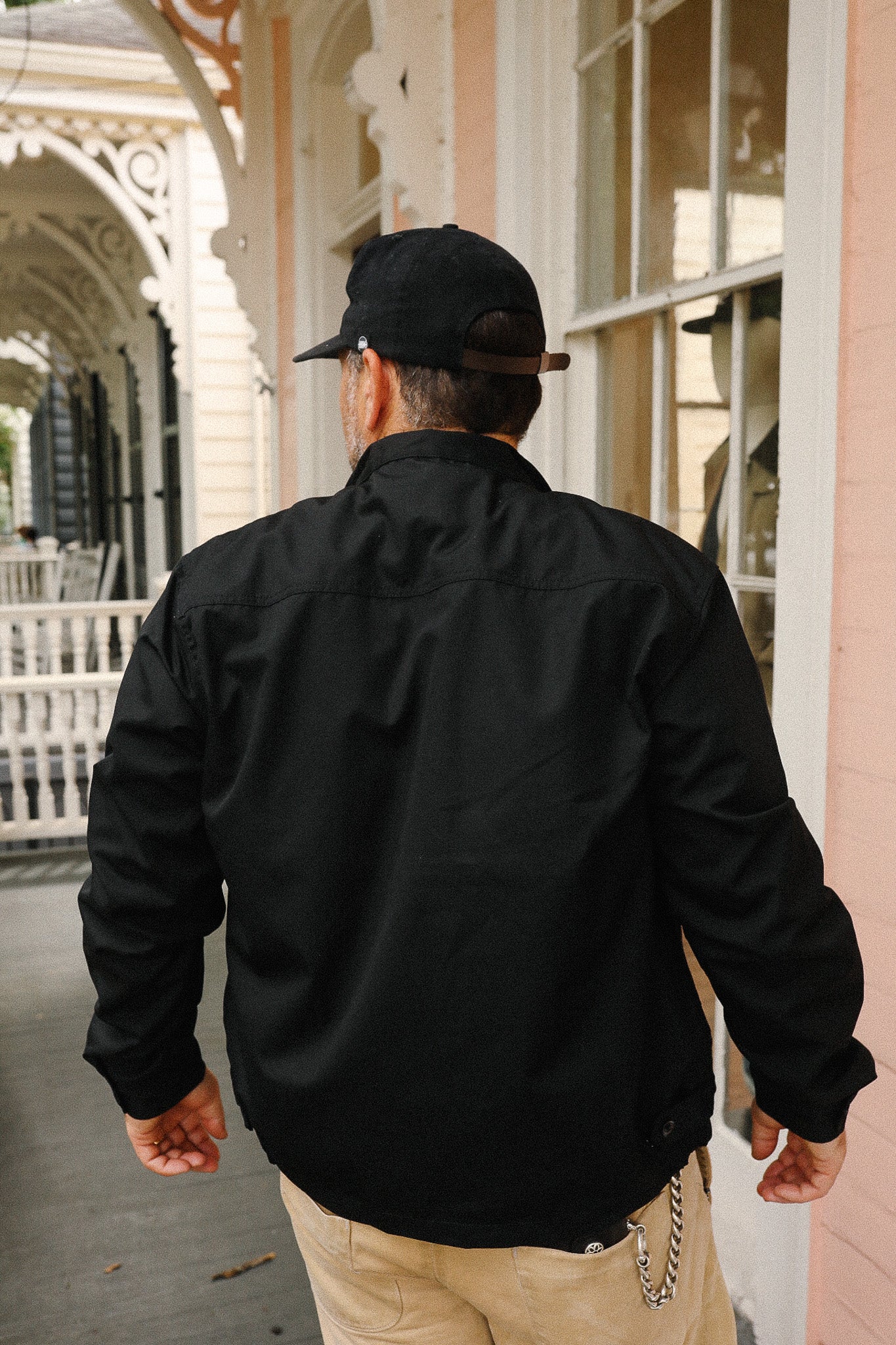 IHJ-166-BLK Iron Heart 5.3oz Water Repellent Drizzler Jacket
