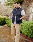 10oz Selvedge Denim Work Vest - Indigo IHV-48-IND