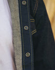 18oz Vintage Selvedge Denim CPO Shirt - Indigo IHSH-292-IND