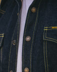18oz Vintage Selvedge Denim CPO Shirt - Indigo IHSH-292-IND