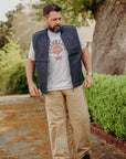 10oz Selvedge Denim Work Vest - Indigo IHV-48-IND