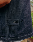 10oz Selvedge Denim Work Vest - Indigo IHV-48-IND