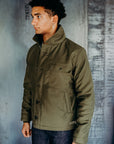 Whipcord A2 Deck Jacket - Olive Drab Green